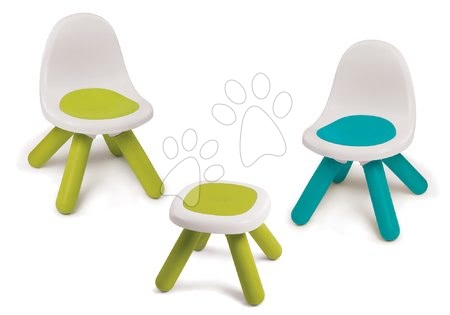 Dětský záhradní nábytek - Set Piknik stolek Smoby se dvěma židlemi KidChair Blue od 18 měsíců