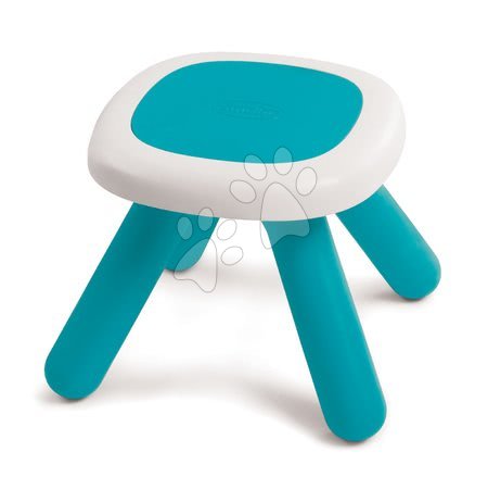 Baue Dein eigenes Möbel - Hocker für Kinder KidStool Smoby 2v1 blau mit UV Filter Tragfähigkeit 50 kg Höhe 27 cm ab 18 Monaten