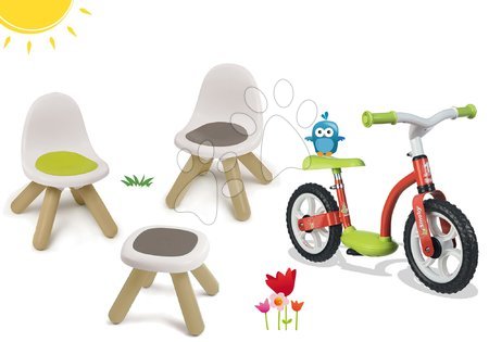 Gartenmöbel für Kinder Sets - Set Picknicktisch mit zwei Stühlen KidChair Smoby