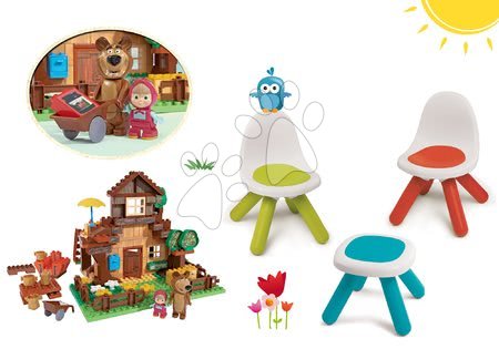 Dětský záhradní nábytek sety - Set stůl Kidstool Smoby - 35