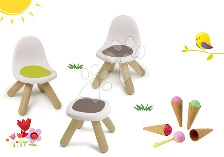 Spielzeuge und Spiele für den Garten - Set Picknicktisch mit zwei Stühlen KidChair Smoby