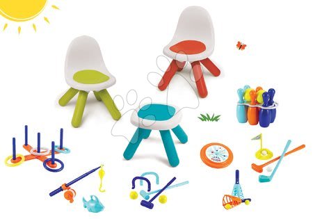 Dětský záhradní nábytek sety - Set stůl Kidstool  Smoby - 31