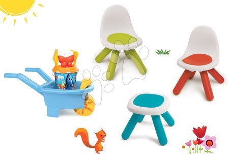 Dětský záhradní nábytek sety - Set stůl Kidstool  Smoby - 20