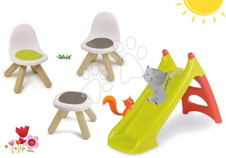 Kid - Set Piknik stolík s dvoma stoličkami KidChair Smoby