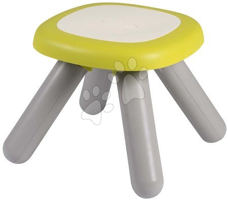 Hracie a piknikové stoly - Taburetka pre deti Kid Stool Green Smoby