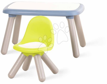Jucării pentru copilași de la 1 la 2 ani - Masă pentru copii cu scaun verde Kid Table Smoby