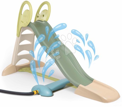 Rutschen für Kinder  - Rutsche mit Doppelwelle und Wassertunnel Toboggan XL Slide Life Smoby