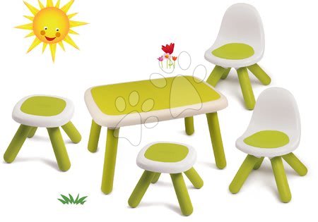 Gartenmöbel für Kinder Sets - Kindertischset KidTable grün Smoby - 29