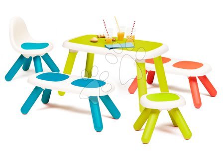 Otroško vrtno pohištvo - Komplet miza za otroke KidTable Smoby - 30