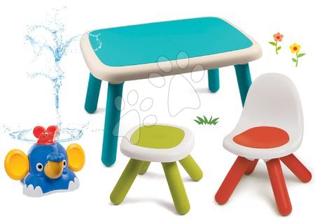 Kerti gyerekbútor szettek - Szett gyermek asztal KidTable zöld Smoby - 30