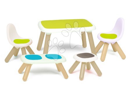 Hracie a piknikové stoly - Set stôl pre deti KidTable Smoby