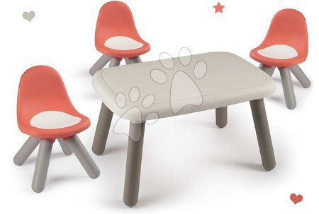 Hracie a piknikové stoly - Set stôl KidTable White Smoby 