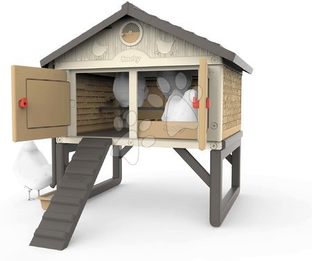 Igramo se na vrtu - Kurnik za 5 kokoši Cluck Cluck Cottage Beige Smoby