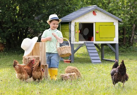 Gallinero infantil - Gallinero para 5 gallinas Cluck Cluck Cottage Green Smoby - 13