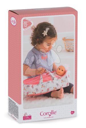 Játékbaba kiegészítők - Hordozható textil mózeskosár Mon Premier Poupon Bébé Corolle - 9