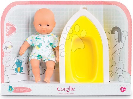 Játékbabák 18 hónapos kortól - Játékbaba békucis Mini Bath Plouf Frog Corolle - 3