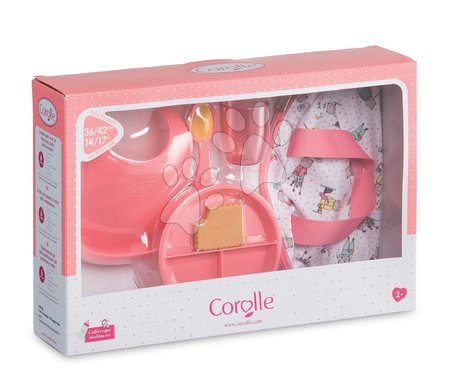 Doplňky pro panenky - Taška s bryndáčkem a obědem Mealtime set Mon Grand Poupon Corolle - 7