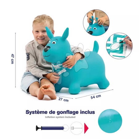 Palla per saltare bambini - Skákací pes Blue Hopper Dog Ludi_1