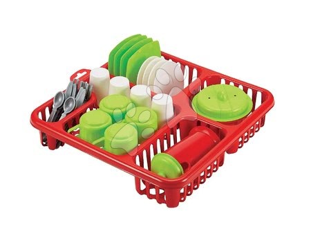Accesorii și vase de bucătărie de jucărie - Scurgător de vase pentru bucătărie de jucărie 100% Chef Écoiffier