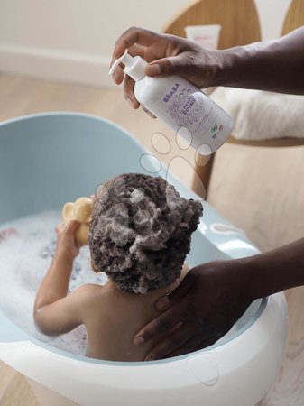 Dětská kosmetika - Sprchový gel na tělo a vlasy pro miminka Beaba Body and Hair Cleansing Gel - 7