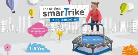 Trambulinok - Trambulin 2in1 Jump smarTrike - 5