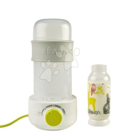 Oprema za dojenčka - Grelnik stekleničk in sterilizator Beaba Baby Milk Second neon