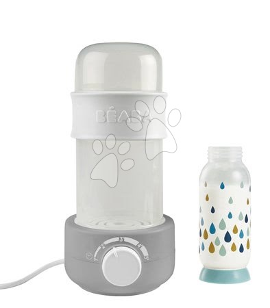 Oprema za dojenčka - Grelnik stekleničk in sterilizator Beaba Baby Milk Second siv