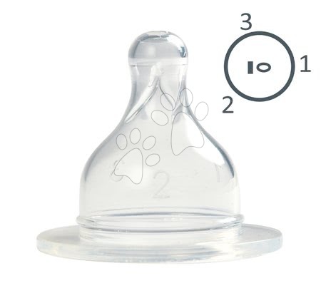 Cumlíky na dojčenské fľaše - Cumlík na fľaše so širokým hrdlom Beaba