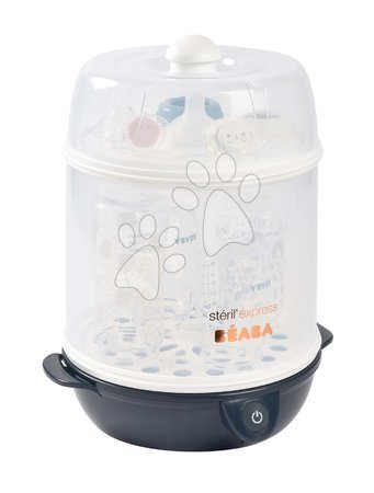Igrače za malčke od rojstva dalje - Električni parni sterilizator otroških stekleničk Stéril'express 2v1 Beaba