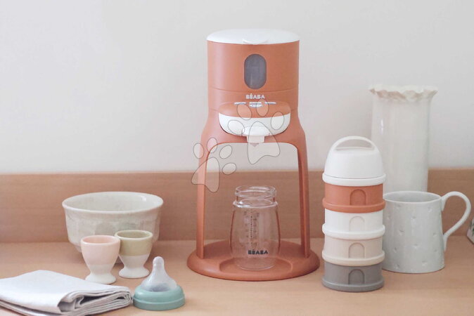 Dávkovače mléka - Dávkovač sušeného mléka Formula Milk Container Cotton White Terracotta Beaba - 5