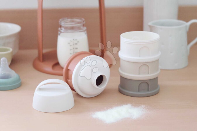 Dávkovače mléka - Dávkovač sušeného mléka Formula Milk Container Cotton White Terracotta Beaba - 7