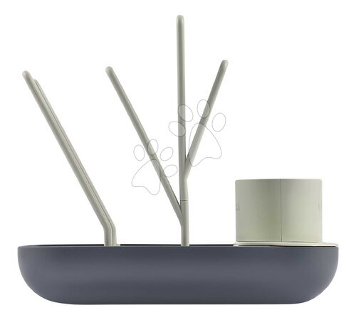 Butelki dla niemowląt - Ociekacz do butelek dla niemowląt Forest Draining Rack Misty Mineral Beaba - 8