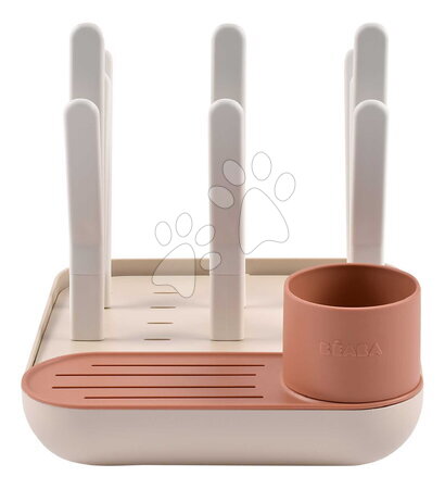 Bočice za dojenčad - Odkvapkávač dojčenských fliaš Forest Draining Rack Terracotta Clay Beaba_1