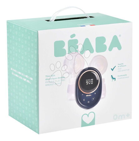 Odsávačky - Odsávačka mateřského mléka Double Electric Breast Pump Night Blue Beaba - 9
