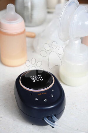 Odsávačky - Odsávačka mateřského mléka Double Electric Breast Pump Night Blue Beaba - 7