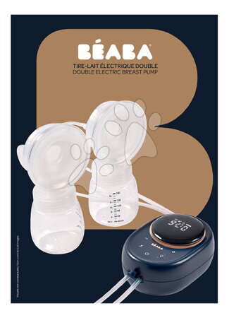 Odsávačky - Odsávačka mateřského mléka Double Electric Breast Pump Night Blue Beaba - 13