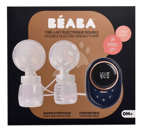 Odsávačky - Odsávačka mateřského mléka Double Electric Breast Pump Night Blue Beaba - 12
