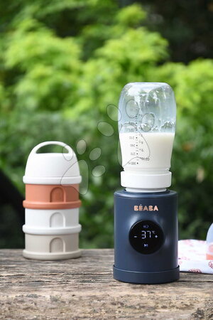 Sterilizátory a ohrievače - Ohrievač dojčenských fliaš Milk Nomad Night Blue Beaba - 40