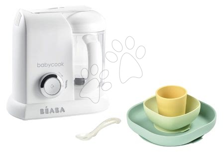 Pre bábätká - Set parný varič a mixér Babycook® Solo white silver Beaba