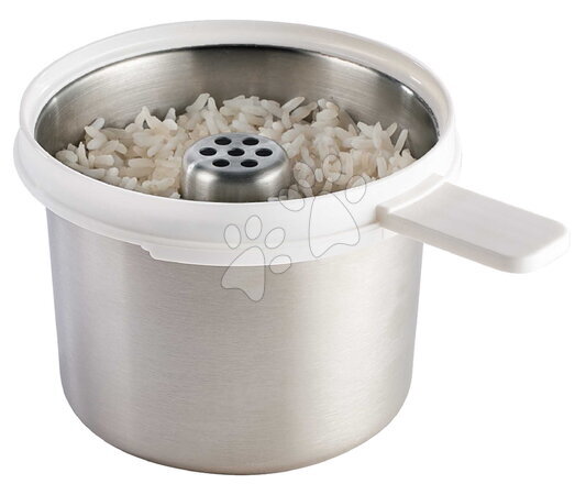 Parní hrnec s mixérem - Sada parního vařiče a mixéru Babycook® Neo Grey White s jídelní soupravou a nástavcem na rýži Beaba - 32