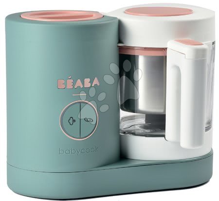 Produse bebe - Aparat de gătit pe aburi şi mixer Beaba Babycook Neo Eucalyptus_1