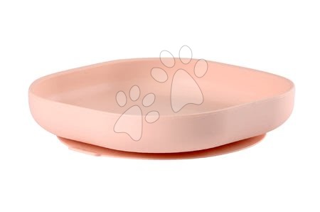 Dojčenské jedálenské potreby - Tanier pre bábätká Silicone Suction Plate Beaba