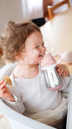 Vasos para bebés  - Fšaša Bidon con doble pared Stainless Steel Straw Cup Beaba - 9