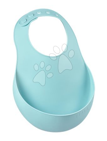 Dojčenské potreby - Podbradník pre deti Silicone Bib Airy Green Beaba_1