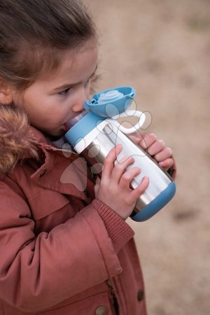 Gyerek itatópoharak - Ivó palack bidon duplafalú Stainless Steel Bottle Beaba _1