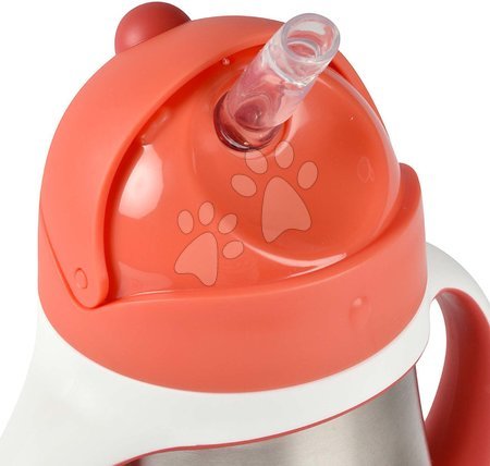 Pro miminka - Láhev Bidon s dvojitými stěnami Stainless Steel Straw Cup Beaba - 13