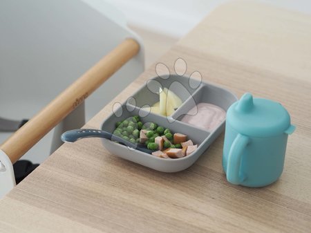 Kojenecké potřeby - Jídelní souprava s hrníčkem a lžičkou Silicone learning set Beaba_1