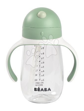 Detské hrnčeky - Fľaša Bidon na učenie pitia Straw Cup Beaba - 4