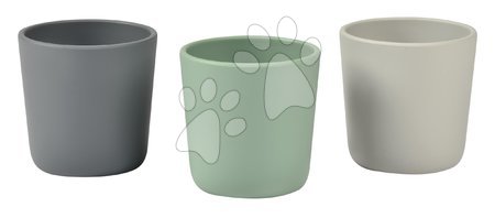 Dojčenské jedálenské potreby - Poháre pre bábätká Silicone Glass Set Beaba