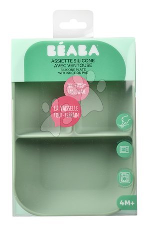 Farfurii și boluri - Farfurie pentru bebeluși Silicone Suction Plate Beaba - 3
